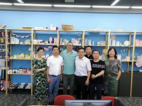 国家重点龙头企业来访我司，并进行了实地考察和业务交流